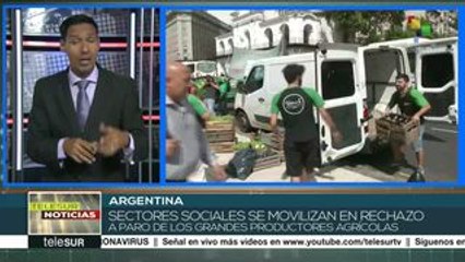 Download Video: Argentina: movilizaciones en apoyo a nuevas retenciones a la soja