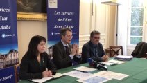 Conférence de presse du préfet sur la crise du coronavirus