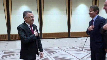 Cumhurbaşkanı Yardımcısı Oktay, Yozgat'taki ziraat odası başkanlarını kabul etti