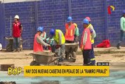 Instalan dos casetas más de peaje en autopista Ramiro Prialé para agilizar tránsito