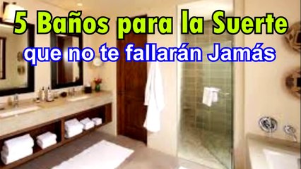 5 Baños Para La Suerte Que No Te Fallarán Jamás (DINERO, TRABAJO y PROSPERIDAD)