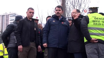 Bakan Kurum, Elazığ'da incelemelerde bulundu