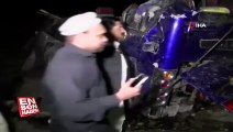 Pakistan’da tren ve otobüs çarpıştı