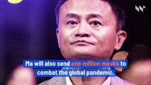 Chinese Billionaire Jack Ma Donates Coronavirus Testing Kits and Masks to the US
