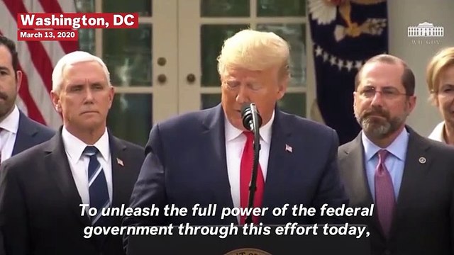 Trump Officially Declares National Emergency Amid Coronavirus Pandemic