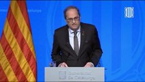 Torra anuncia el confinamiento de toda Cataluña