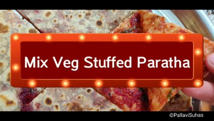 Mix Veg Paratha Ep1