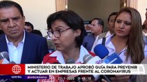 Edición Mediodía: Ministerio de Trabajo aprobó guía para prevenir en empresas el contagio