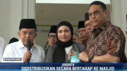 DMI Distribusikan 2 Juta Liter Cairan Pembersih Lantai ke Seluruh Masjid di Indonesia