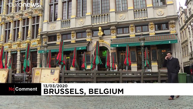 فيروس كورونا: بروكسل تتحول لـ مدينة أشباح بعد إغلاق المطاعم والحانات