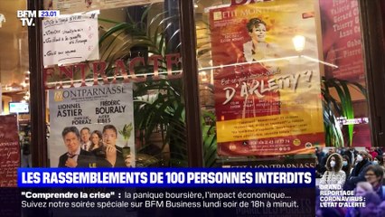 Les rassemblements de 100 personnes interdits - 13/03