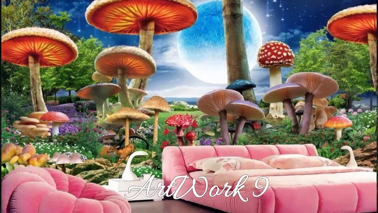    MURALES 3D DECORATIVOS PARA DORMITORIOS  INFANTILES Y SALAS, QUE HARÁN VOLAR TU IMAGINACIÓN