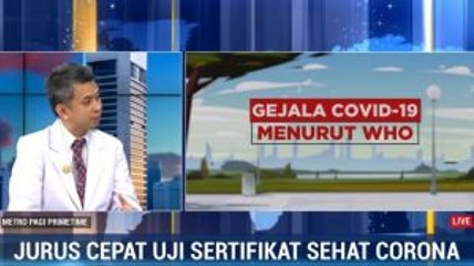 Jurus Cepat Uji Sertifikat Sehat Corona