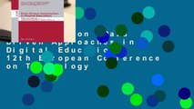 Full Version  Data Driven Approaches in Digital Education: 12th European Conference on Technology