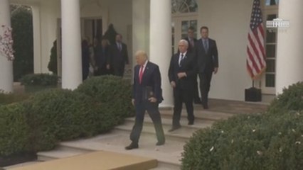 Donald Trump anuncia emergencia nacional para hacer frente al coronavirus en EEUU