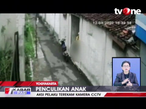 Penculikan Anak Aksi Pelaku Terekam Kamera CCTV