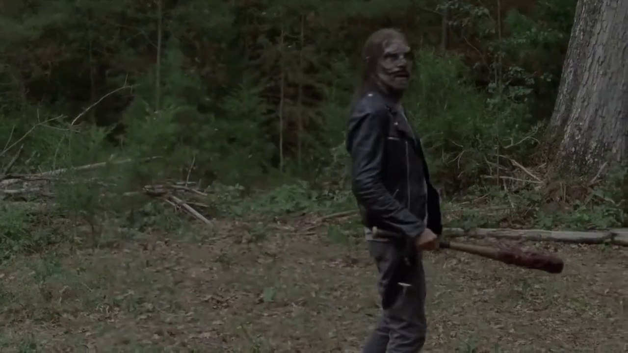 THE WALKING DEAD 10x12 Walk With Us - Clip - Aaron Meets Whisperer Negan