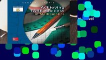 Achieving Tabe Success in Mathematics, Level D Workbook (Achieving Tabe Success for Tabe 9   10)
