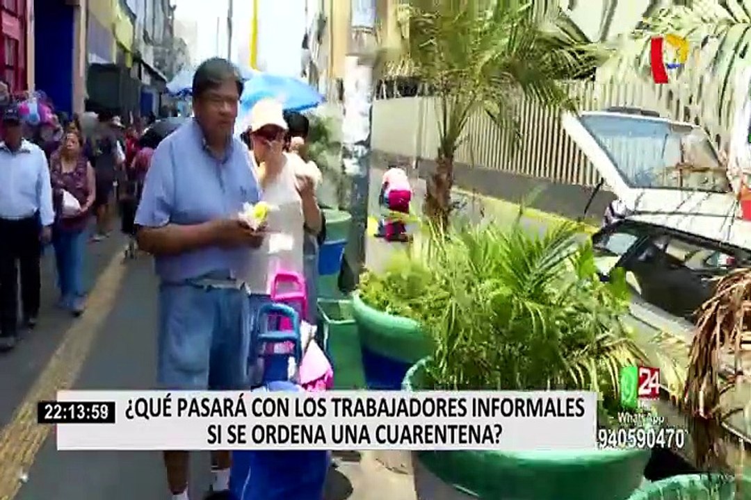 PEA que labora informalmente en riesgo de contagiarse de coronavirus