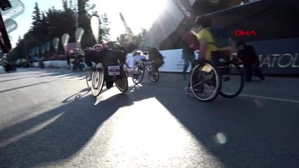 ANTALYA Tekerlekli sandalyede rakip tanımayan Türk