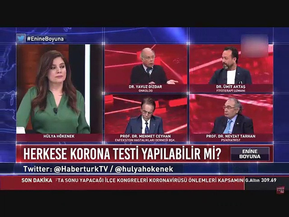 Profesörden doktora canlı yayında koronavirüs d...