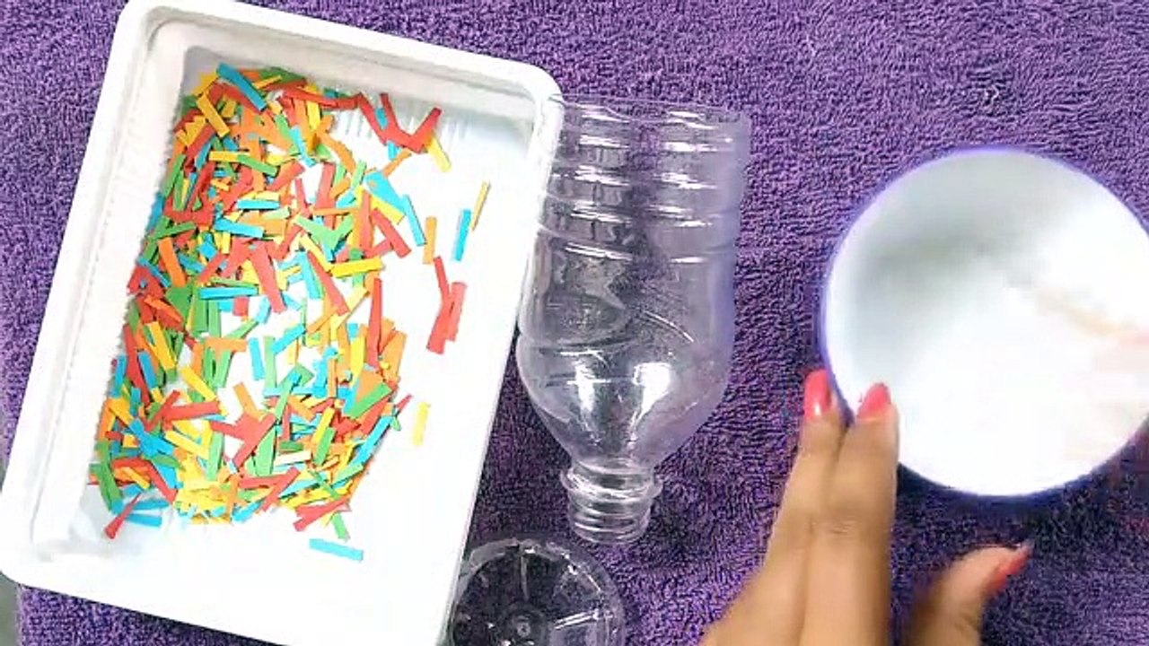 Best out of Waste Plastic Bottle Craft Idea   Recycling Of old Plastic Bottle   DIY Home Decor