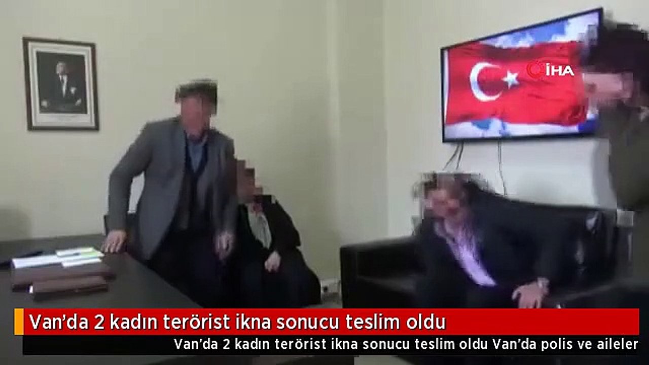 Van'da 2 kadın terörist ikna sonucu teslim oldu