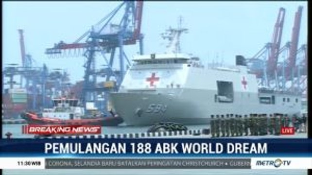 Kapal Pengangkut 188 WNI ABK World Dream Tiba di Kolinlamil