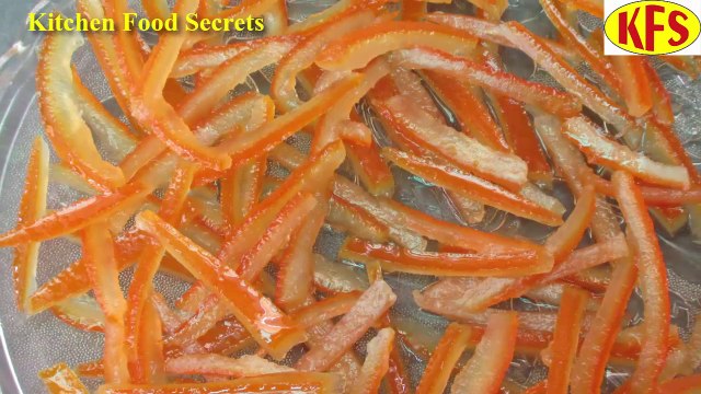 Orange Peel Candy | Easy Candied Citrus Peel Recipe | Start Collecting Orange Peels for Skin by Abid Ali KFS | Kitch Food Secrets