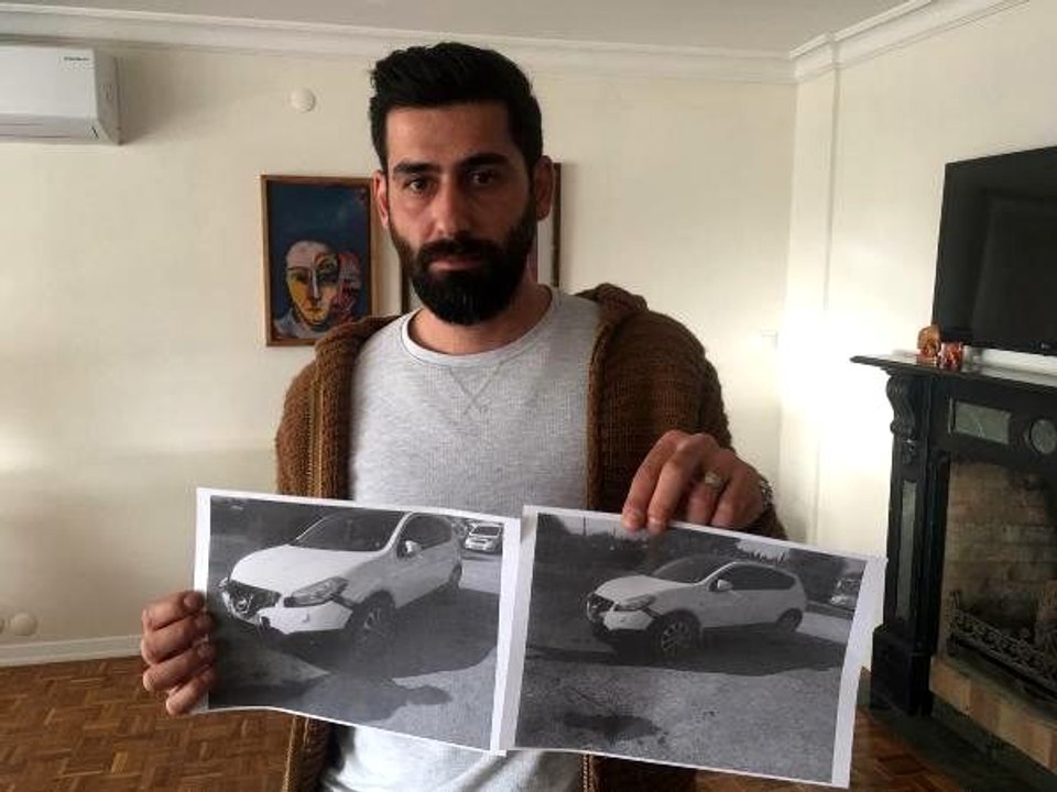 Çekicinin yoldan kaldırdığı aracını dağılmış halde bulunca mahkemenin yolunu tuttu