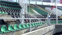 SPOR Denizli Atatürk Stadı'nda 'koronavirüs temizliği