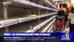 Coronavirus: par peur du manque, des supermarchés pris d'assaut
