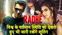 Salman Khan - Disha Patani’s Radhe To Continue Its Mumbai Shoot Despite Current Situation In India
