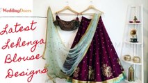 Trendy Lehenga Blouse Designs by Weddingdoers