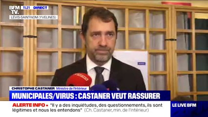 Municipales: pour Christophe Castaner, "la démocratie pourra se dérouler dans de bonnes conditions"