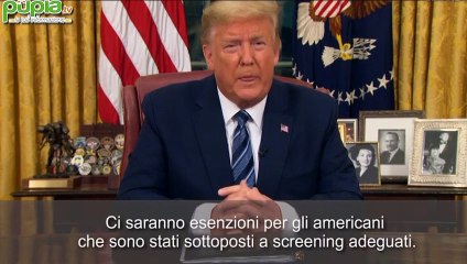 Trump sospende voli Usa-Europa, esclusa Gb (12.03.20)