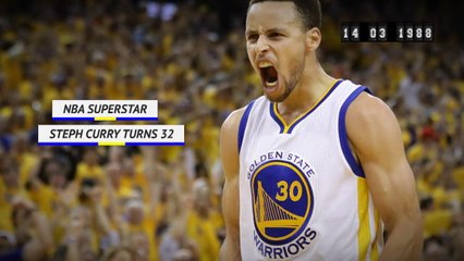 Descargar video: Born This Day - Steph Curry turns 32