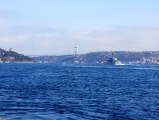 Rus savaş gemisi İstanbul Boğazı'ndan geçti