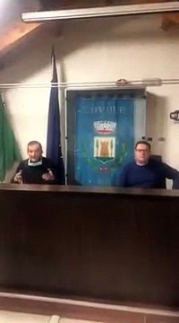 Cesa (CE) - Il sindaco Guida col parroco don Giuseppd Schiavone (13.03.20)
