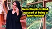 Neha Dhupia trolled, accused of being a 'fake feminist'