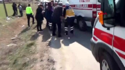 ÇORUM Otomobil takla attı Sürücü gelin yaralandı, kayınvalidesi öldü