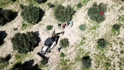 Manisa'da kaçak definecilere suçüstü