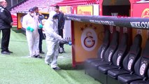 Galatasaray - Beşiktaş derbisi öncesinde statta koronavirüs salgını için tedbirler alındı