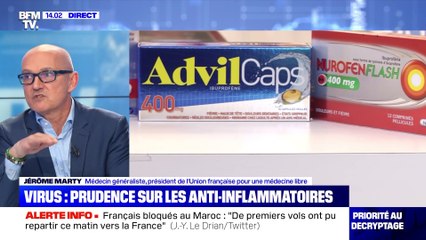 Virus : prudence sur les anti-inflammatoires - 14/03