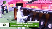 Türk Telekom Stadı koronavirüse karşı ilaçlandı