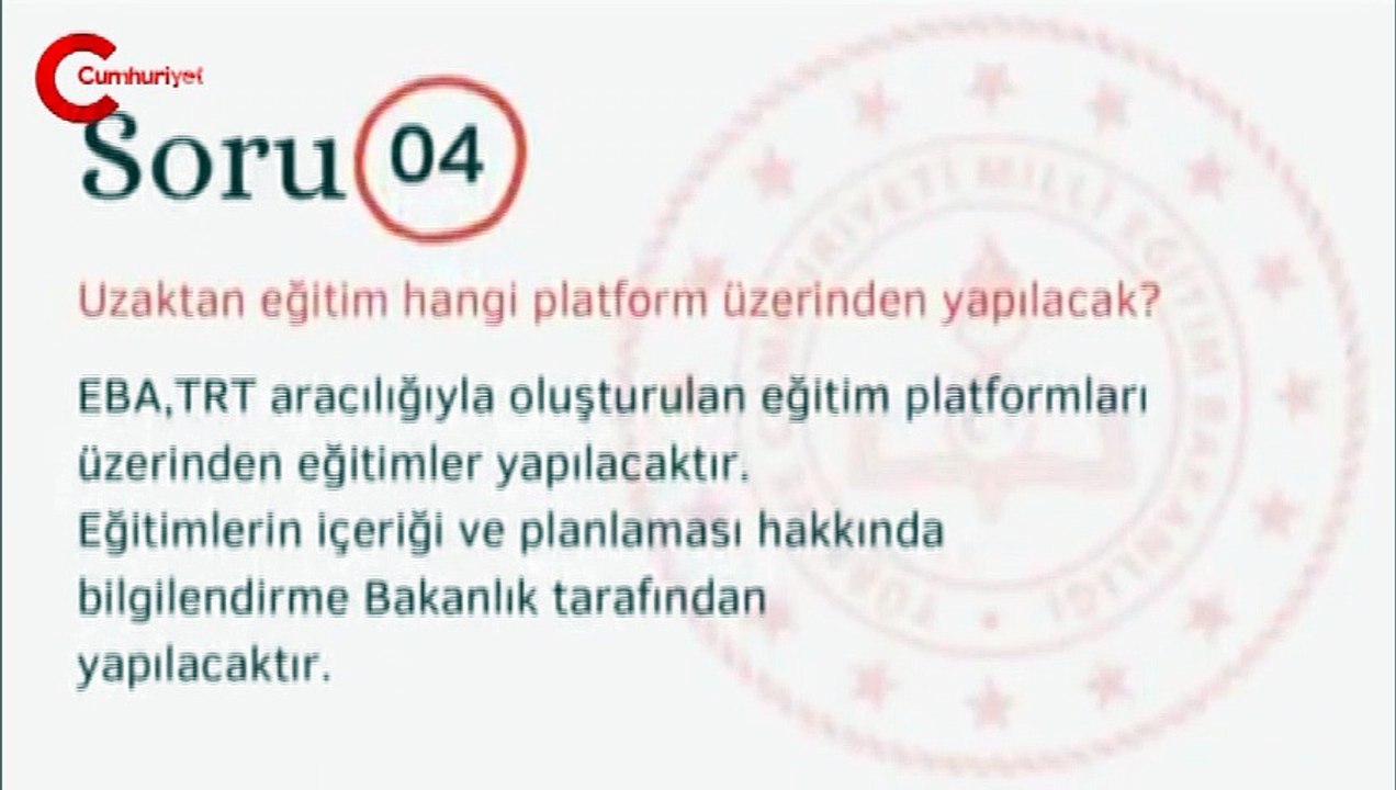 ​Milli Eğitim Bakanlığı, koronavirüs hakkında merak edilen soruları yanıtladı!