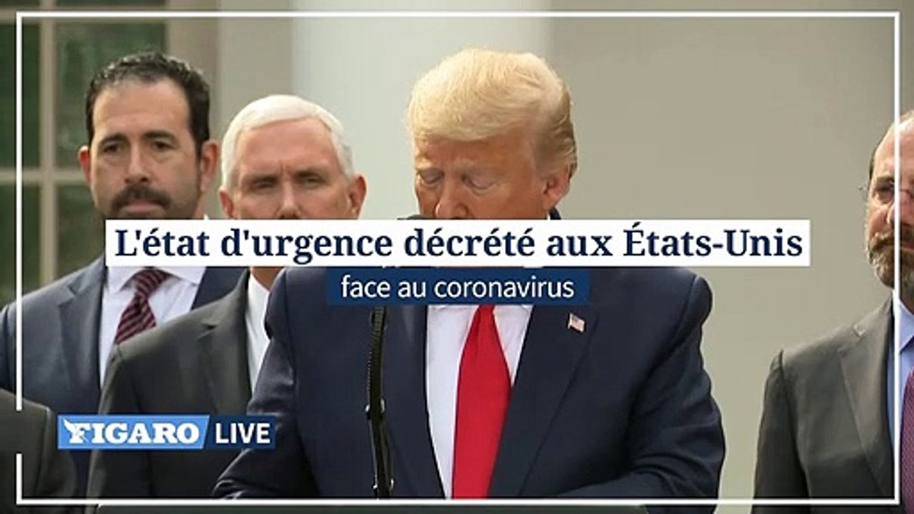 En pleine conférence de presse sur le coronavirus, Donald Trump serre des mains allant à l’encontre des recommandations des agences de santé du monde entier
