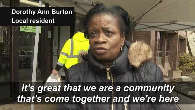 US: food distributed in virus-hit, quarantined New York suburb