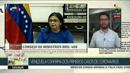 Gobierno de Venezuela confirma los primeros casos de COVID-19