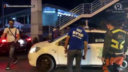 Metro Manila lockdown: Cainta-Marikina border
